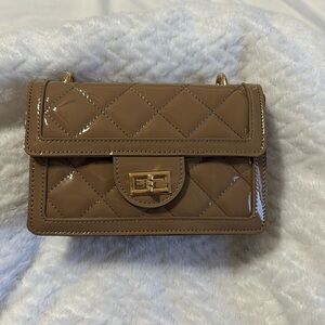 Brown/taupe crossbody